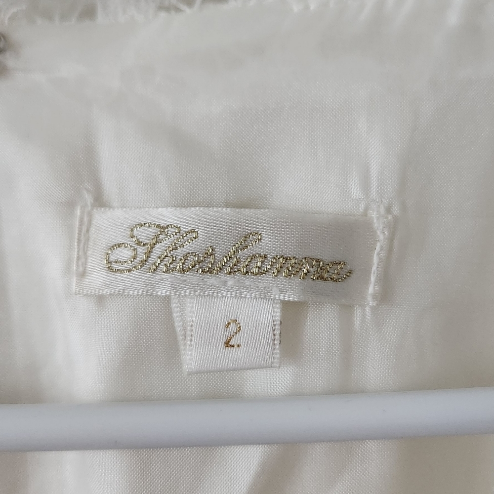 Shoshanna Rose Floral Lace Sheath Dress White 2 - Picture 5 of 6